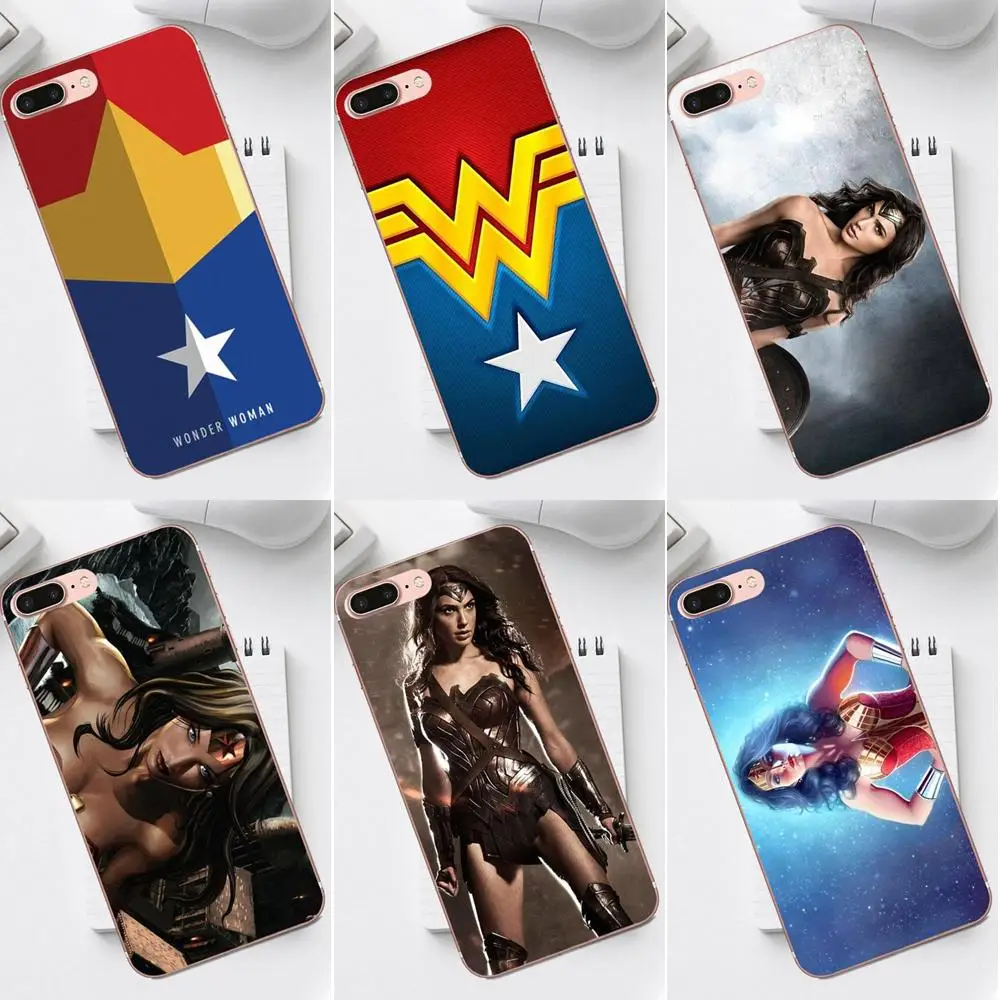 

Qdowpz For iPhone 4 4S 5 5C SE 6 6S 7 8 Plus X XS Max XR Galaxy A3 A5 J1 J3 J5 J7 2017 TPU Covers Capa Wonderwoman Wonder Woman