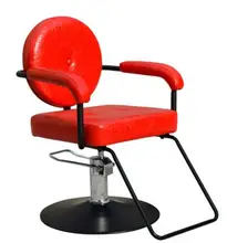 Barber chair can be raised and lowered down retro haircut chair hair salon hairdressing chair Japanese style shampoo chair gold euramerican style design hairdressing chair barber chair