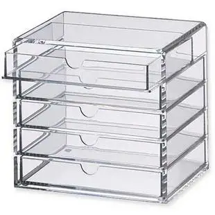 Muji Office Organizer Transparent Acrylic Drawer Storage Box