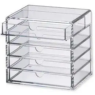 Muji Office Organizer Transparent Acrylic Drawer Storage Box