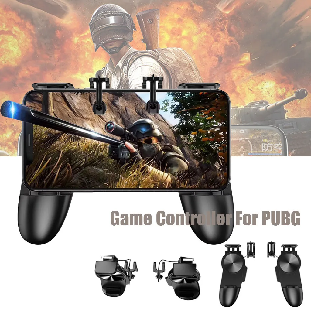  PUGB Mobile Game Controller Trigger Fire PUBG Mobile Joystick Gamepad L1 R1 Button for iPhone Gamin