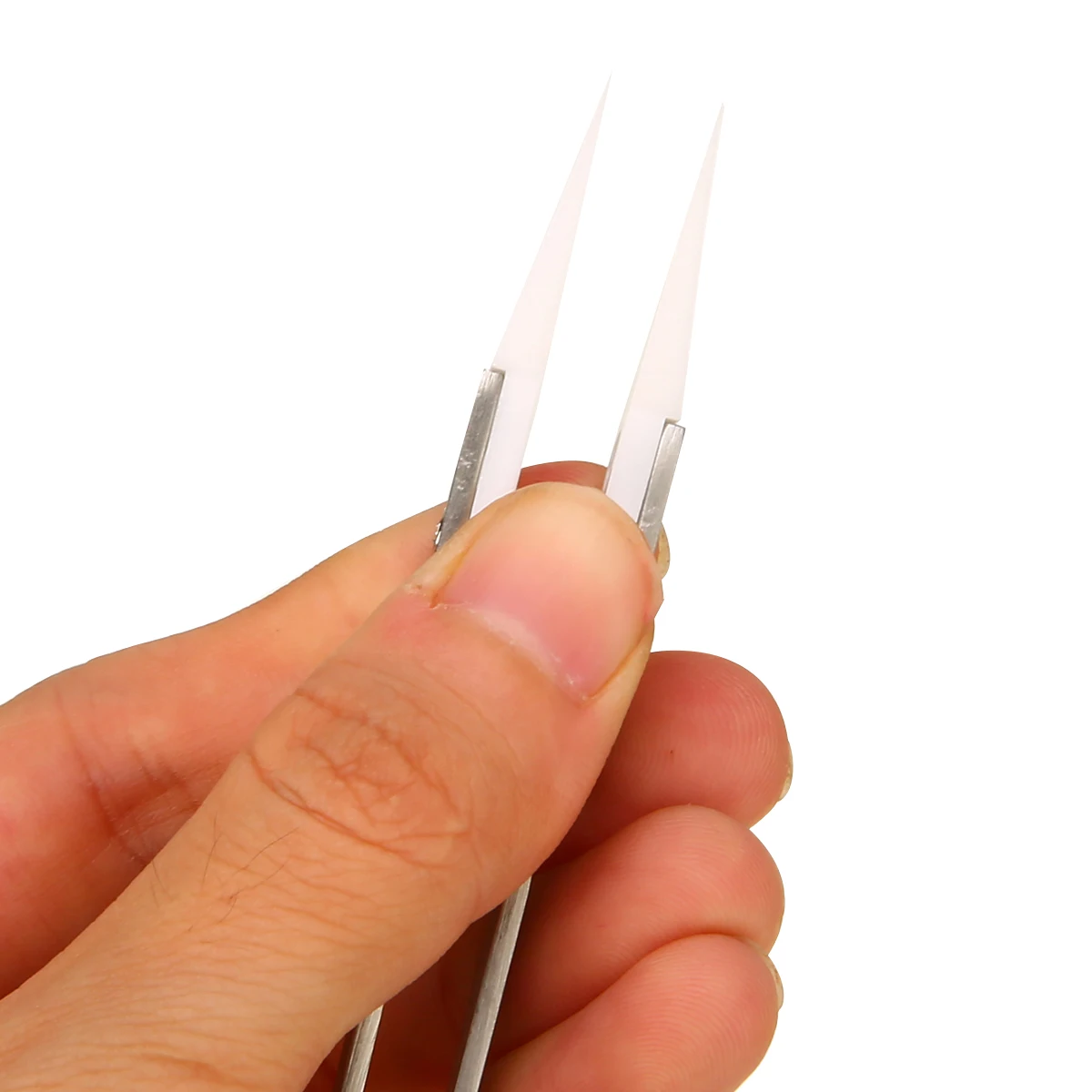 3Pcs Ceramic Reverse Tweezers Heat Resistant Non Conductive Tweezers IC SMD SMT Tweezers DIY Hand Tools