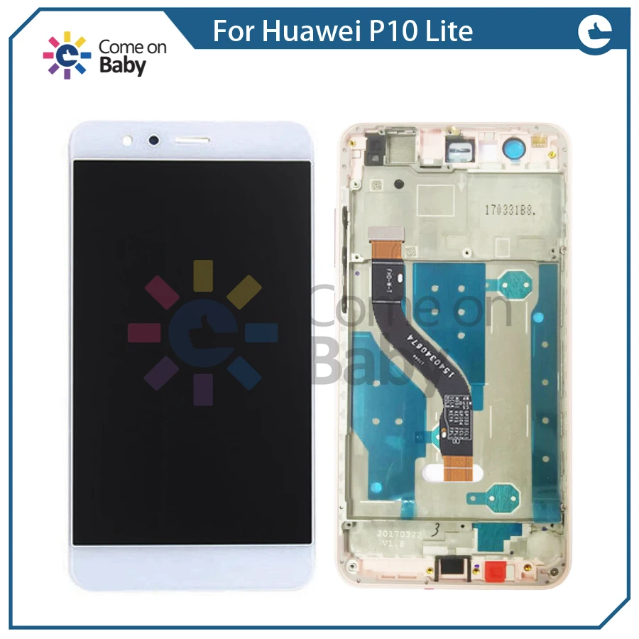 For Huawei P10 Lite LCD Display+Touch Screen Digitizer Glass Panel Replacement no / with frame | Мобильные телефоны и