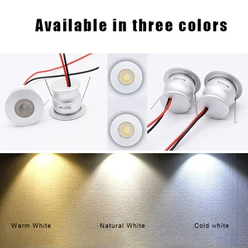 

Mini Super 3W LED Downlight Bright Recessed LED Dimmable Downlight Led Bulb Bedroom Kitchen Indoor LED Spot Lighting