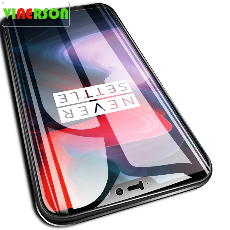 Закаленное стекло для OnePlus 6 закаленное Полный Клей HD Взрывозащищенный