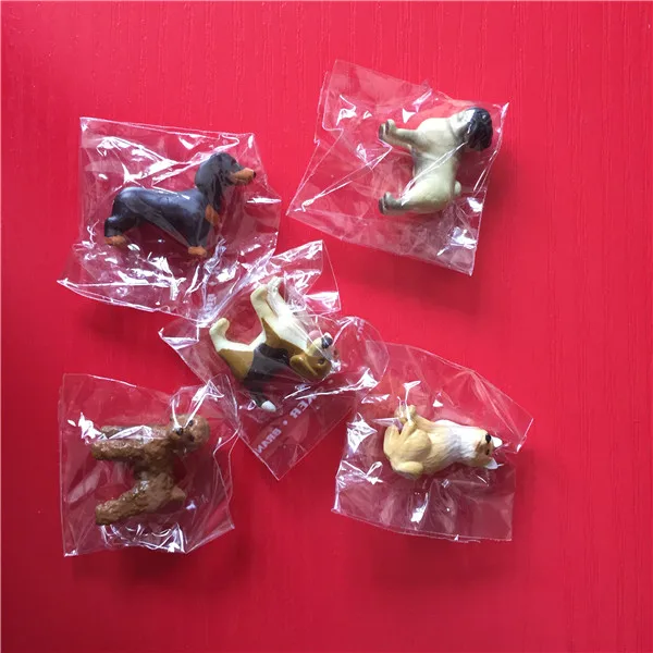 Cute Dogs Fridge Magnets PVC Toys Figures 5 Styles - 21