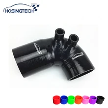 HOSINGTECH-for Silicone Intake Hose Coupler Boot w/ 3.5″ HFM 1992-1999 BMW E36 air intake hose BLACK