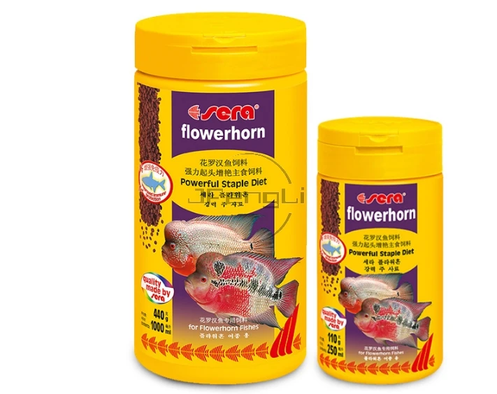 SERA Flowerhorn рыба еда прочные скобы диета Flowerhorn гранулы аквариум - Цвет: 1 bottle fish food