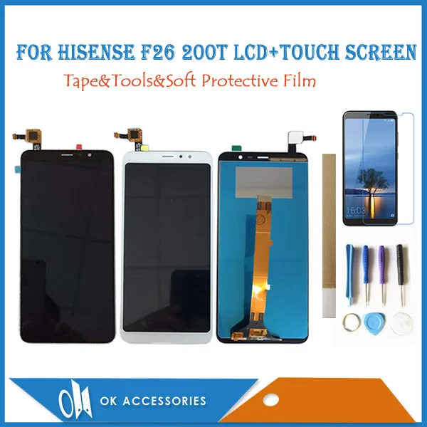5.99 Inch For Hisense F26 LCD Screen Display+Touch Digitizer Black White Gold With Kits | Мобильные телефоны и аксессуары