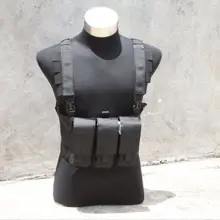 500D Тактический уик-энд воин легкий модульный нагрудный мешок для переноски жилет BK спортивный жилет