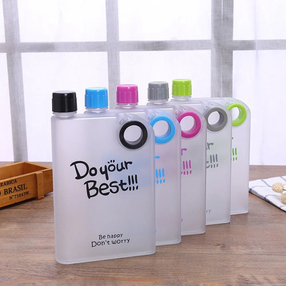 Классическая бутылка для воды в форме книги плоская чашка для напитков ...