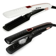 Паровой выпрямитель для волос щетка многофункциональная горячая Паровая расческа для прямых волос инфракрасная отрицательная ионизация волос уход за волосами инструмент для укладки