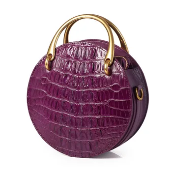 

Crocodile Package Genuine Leather Woman Package Handbag Mobile Phone Ma'am Single Shoulder Package luxury women bags designer