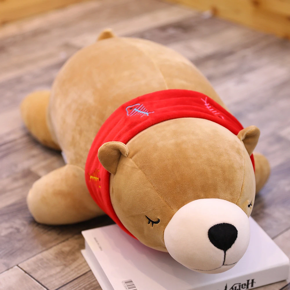 漫画かわいいダウン綿シロクマ人形ぬいぐるみベビー前立腺クマソフト枕誕生日プレゼントの女の子 Null Aliexpress