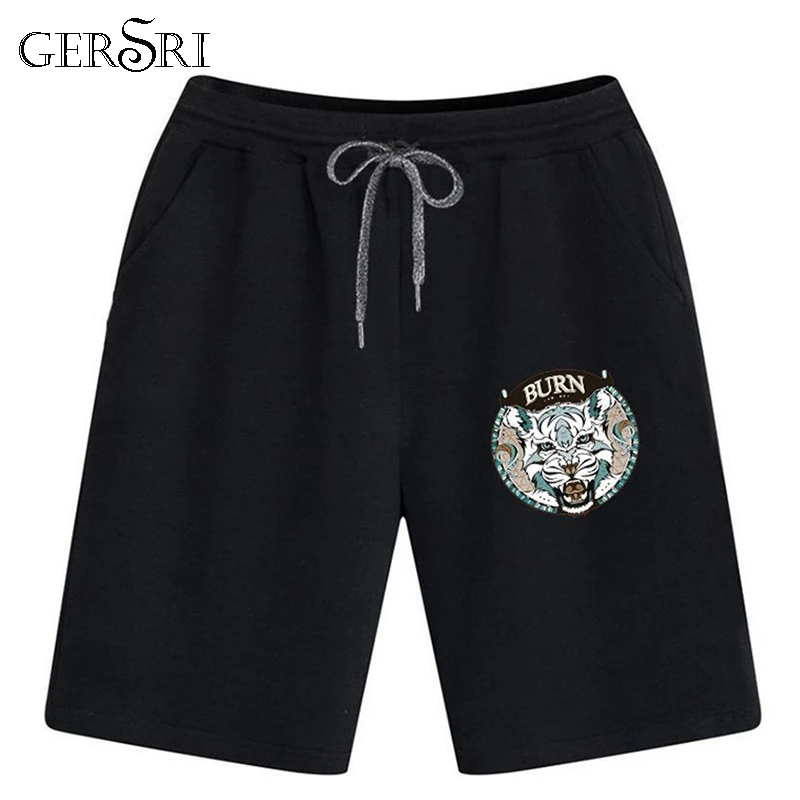 Gersri мужские повседневные короткие брюки Jogger мужские однотонные шорты тренировочные брюки до колена удобные брюки фитнес мягкие