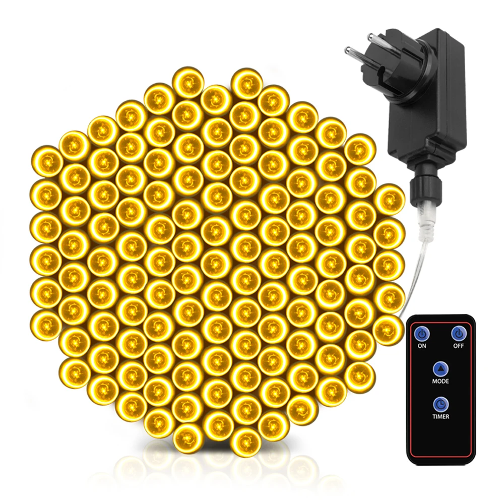 

CHIZAO LED Curtain Icicle String Light 220V 5M 300leds Indoor Party Show Stage Lighting Outdoor House Window Holiday Decoration