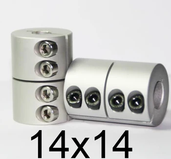 

NEW 14x14 Rigid clamping screws Solid Coupling for Engraving machine,14mm to 14mm shaft butt-muff coupler for stepper motor D32
