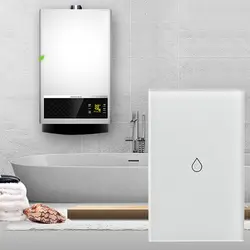 Умный Wifi переключатель водонагревателя с разъемом США, котельные переключатели Alexa Google Home, голосовая сенсорная панель, таймер на открытом