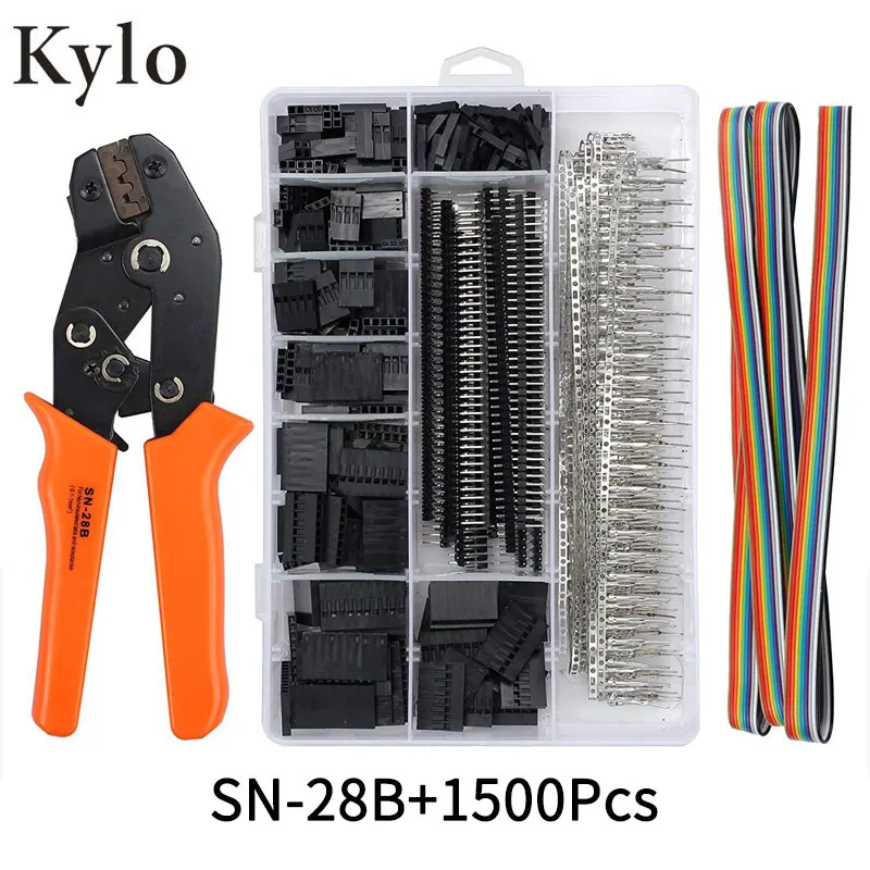 100pcs Terminals lugs Multifunction Cable Cutter Crimper Stripper Plier Tool Kit