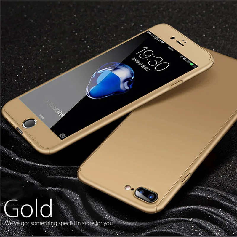 YAMIZOO x 8 Case For iPhone 6s 6 7 Case Cute 360 Hard Matte Phone Cases Cover With Glass For iPhone 6s 6 7 8 Plus Case x Coque   (4)