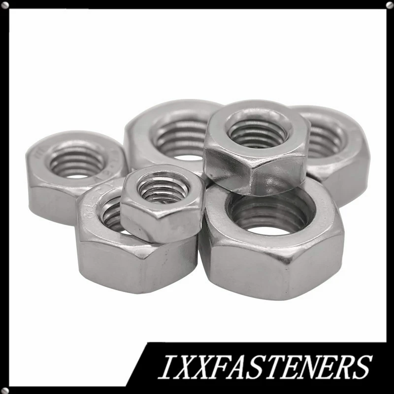 

20PCS M3 M4 M5 M6 M8 M10 M12 M14 M16 M18 DIN934 Titanium TA2 Hexagon Nuts Metric Thread Hex Nut