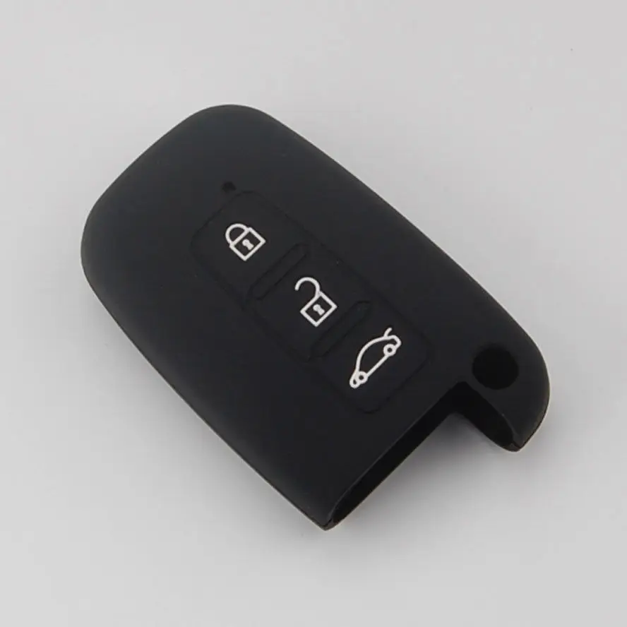 BBQ @ FUKA 1 шт. силиконовый чехол для ключей Fob подходит 3BTN Hyundai Elantra Genesis Smart Remote Key Holder |
