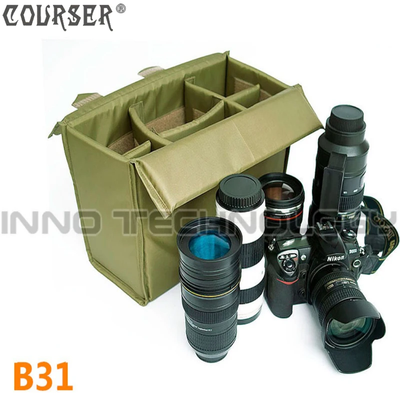 

Folding Partition Padded Camera Bag Insert DSLR Divider Protection Case 34*25*17cm Camera protection bag padded PACP7B31