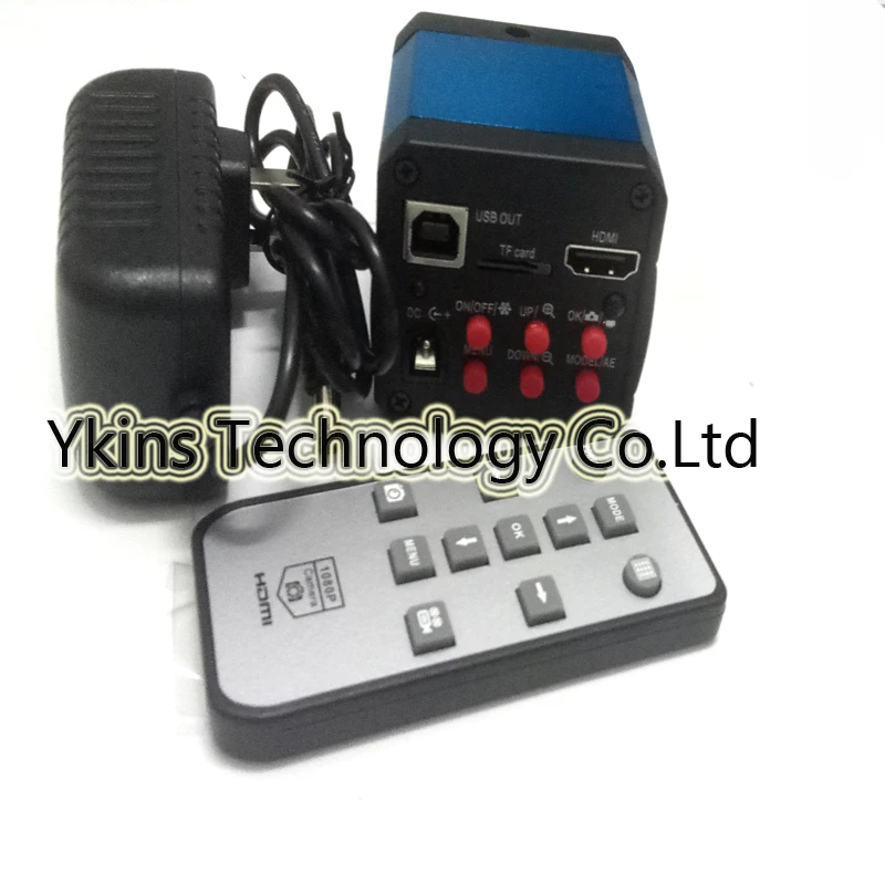 

5pcs New14MP HDMI Microscope Camera For Industry Lab PCB USB Output TF Card Video Recorder with IR remote control