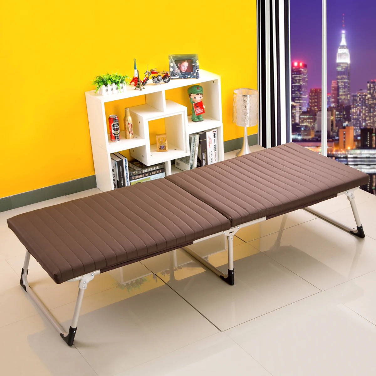 High quality soft comfortable folding single bed sponge simple office nap bed nursing bed High quality soft comfortable folding single bed sponge simple office nap bed nursing bed