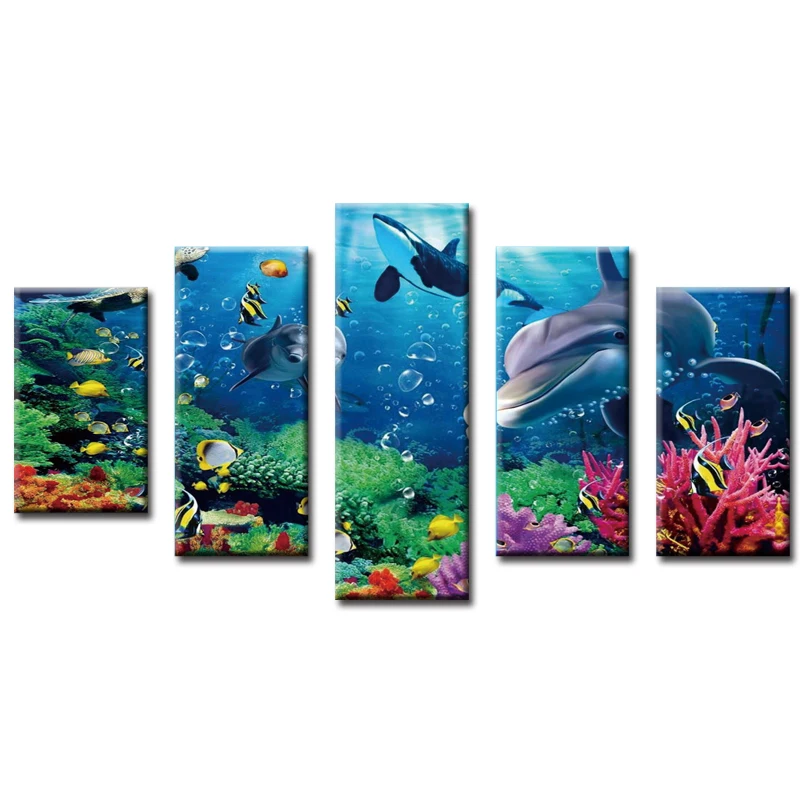 

Diy 5D Marine dolphin animal pictures Diamond Inlaid Diamond Embroidery Diamond Cross Stitch Home Decor