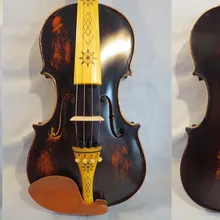 Новинка 4/4 скрипка твердая ель Топ и клен задняя сторона ручной работы хороший тон#12687