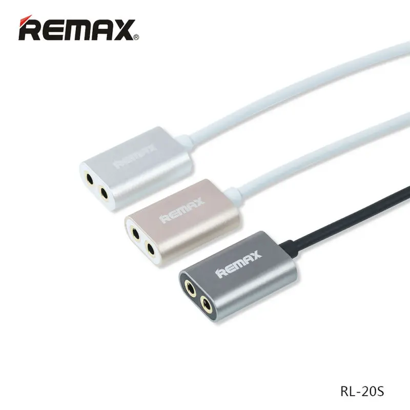 Remax One Divide Into Two 3 5mm AUX Cable Plug font b Audio b font Wire