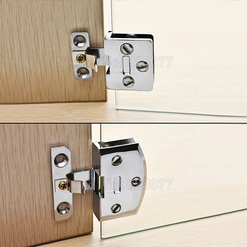 4 шт. петля из хромированного цинкового сплава 90 градусов|door hinge|glass door hingehinges glass