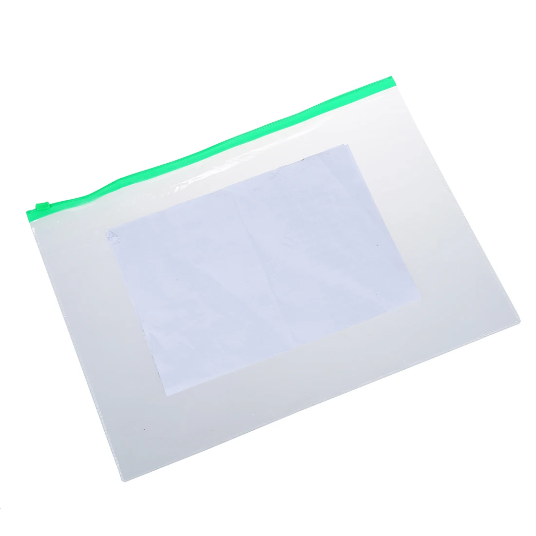 Новый офис зеленый прозрачный Размеры A4 Бумага ползунок Zip папки ПВХ сумки для файлов 20 шт