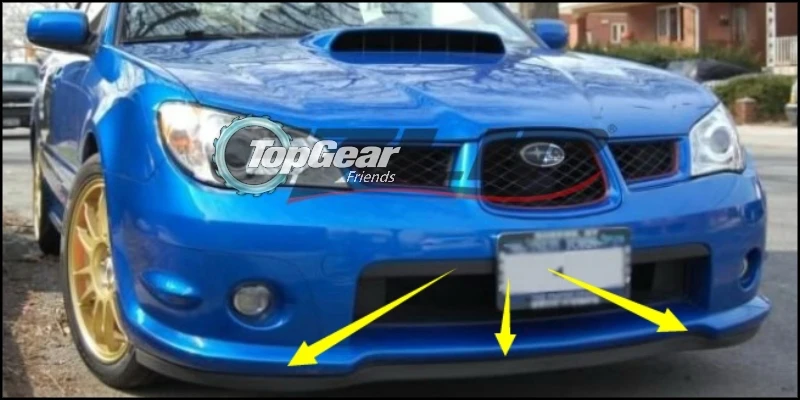 Бампер для губ отражатель губы для Subaru Levorg передний спойлер юбка для TopGear вентиляторы Тюнинг автомобиля вид/обвес/полоса