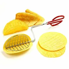 TTLIFE Kitchen Supplies Pizza Clip Norpro Taco Press Potato Clips Taco Holder Tortilla Fryer Tongs Plated Steel 13