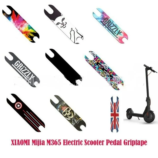 

2019 DIY Scooter Pedal Footboard Sandpaper Sticker for XIAOMI Mijia M365 Electric Skateboard Anti-slip Protective Skate Stickers