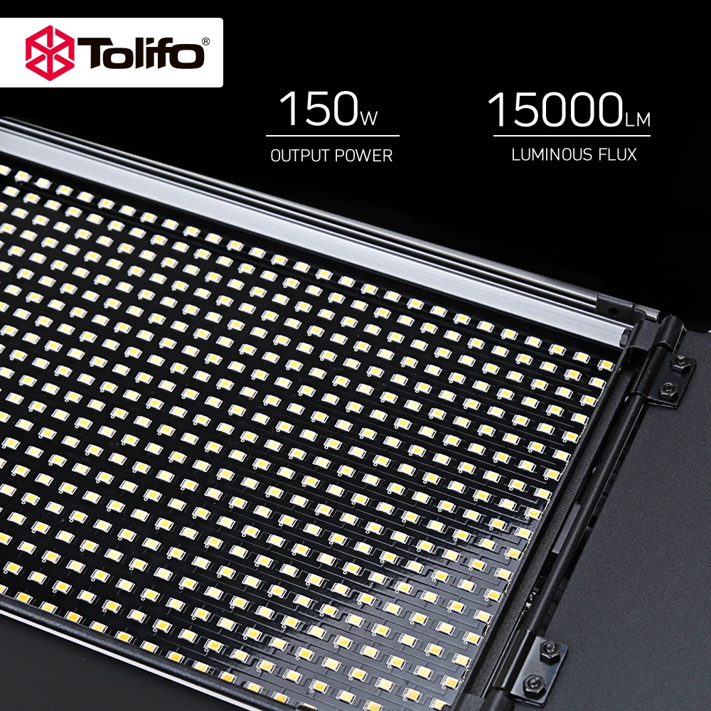 Tolifo GK S150B 150W 1700 шт светодиодный ные лампы двухцветные с регулируемой яркостью 10% 99%