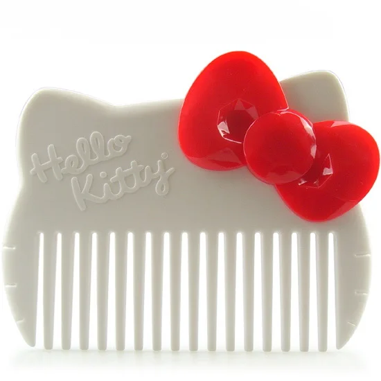 2015 Hot Selling Hello Kitty Design Cosmetic combs Massage plastic comb
