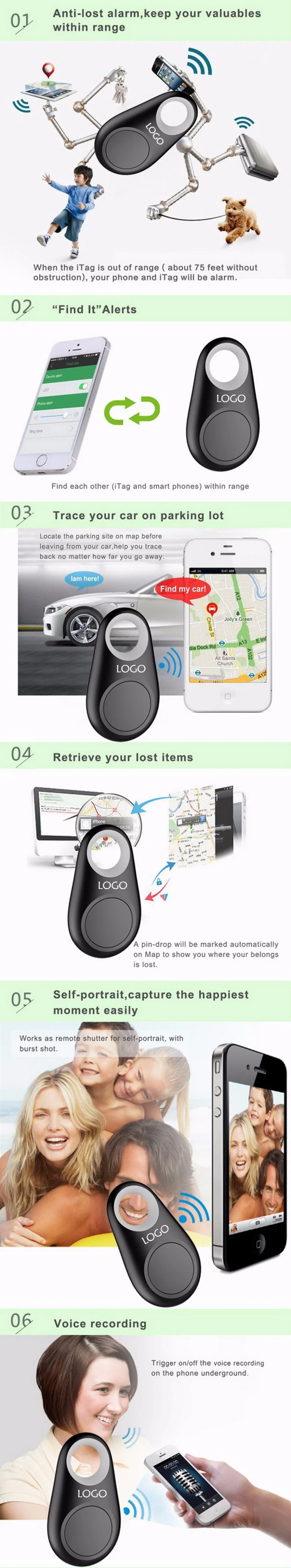 Mini Anti-lost Whistle Key Finder Wireless Alarm Smart Tag Key Locator Keychain Tracker Whistle Sound LED Light Things Tracker voice alarm sounder