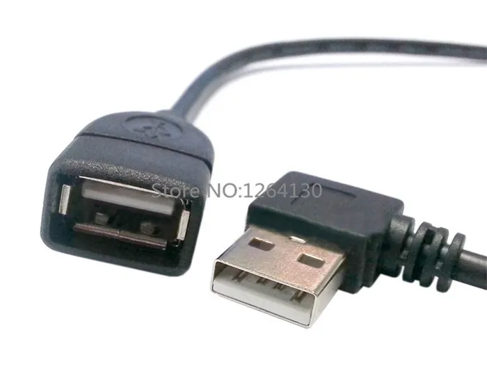 

USB 2.0 90 Degree Extension Adapter Converter Cable Type A Male to Female Right Angle Long Lasting 20cm Free Shipping