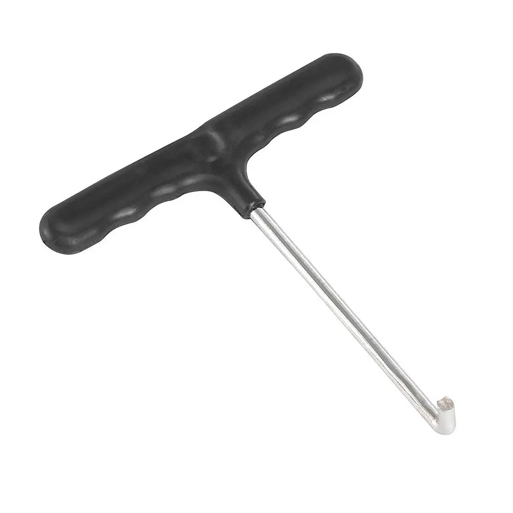 

Mounchain Trampoline Spring Pull Tool T-Hook for Trampoline Install your jump pad hand Pull Tool Black 1 pc included