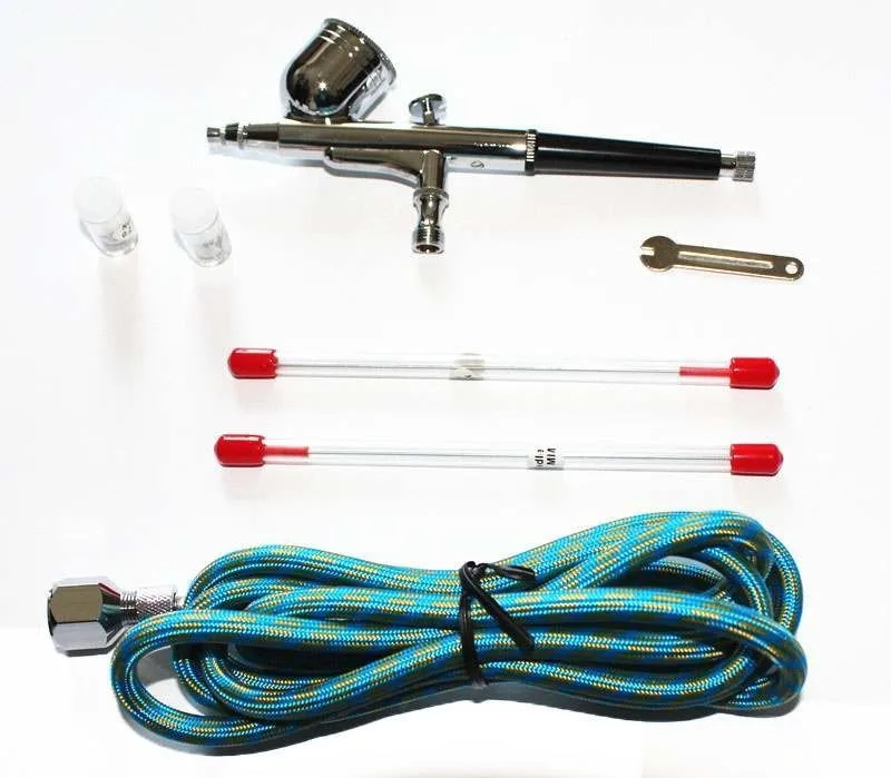 ABEST Dual action AirBrush Spray Paint Painting Gun Kit Complete Set