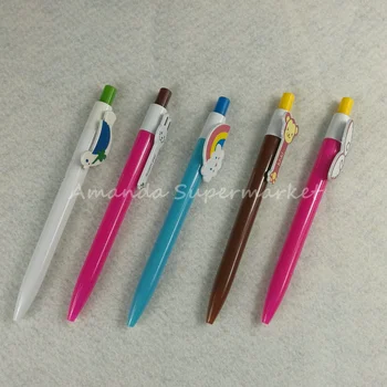 

100PCS 6 designs Cute Cartoon Kawaii Novelty Ballpoint Pens Lovely Cat Bird Ball Pen
