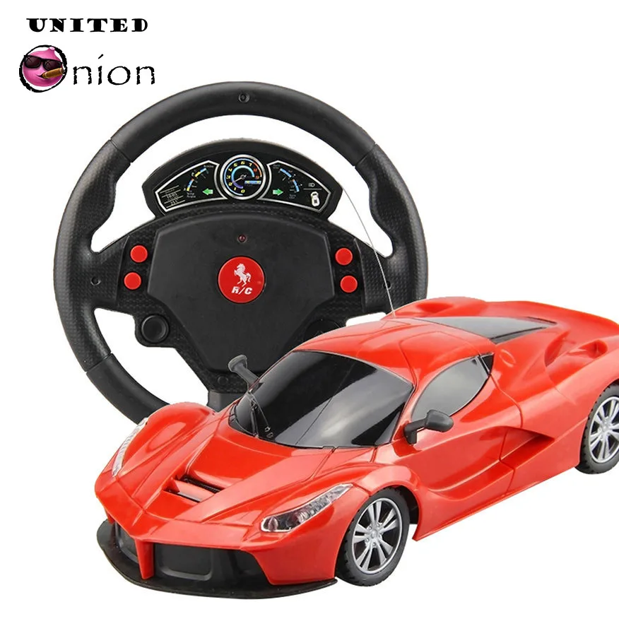 124 Scale Simulation Sport Car Model Headlight 4 Channels Radio Wheel