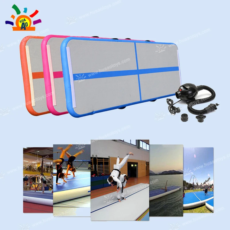 

Inflatable Air Track Floor Home Gymnastic Cheerleading Tumbling Mat GYM with Electric Pump