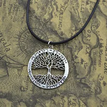 Шикарный древнее Серебряное Древо жизни кулон ожерелье Тотем подарок девушка Женщины Свадьба День Святого Валентина Любовь ювелирные изделия