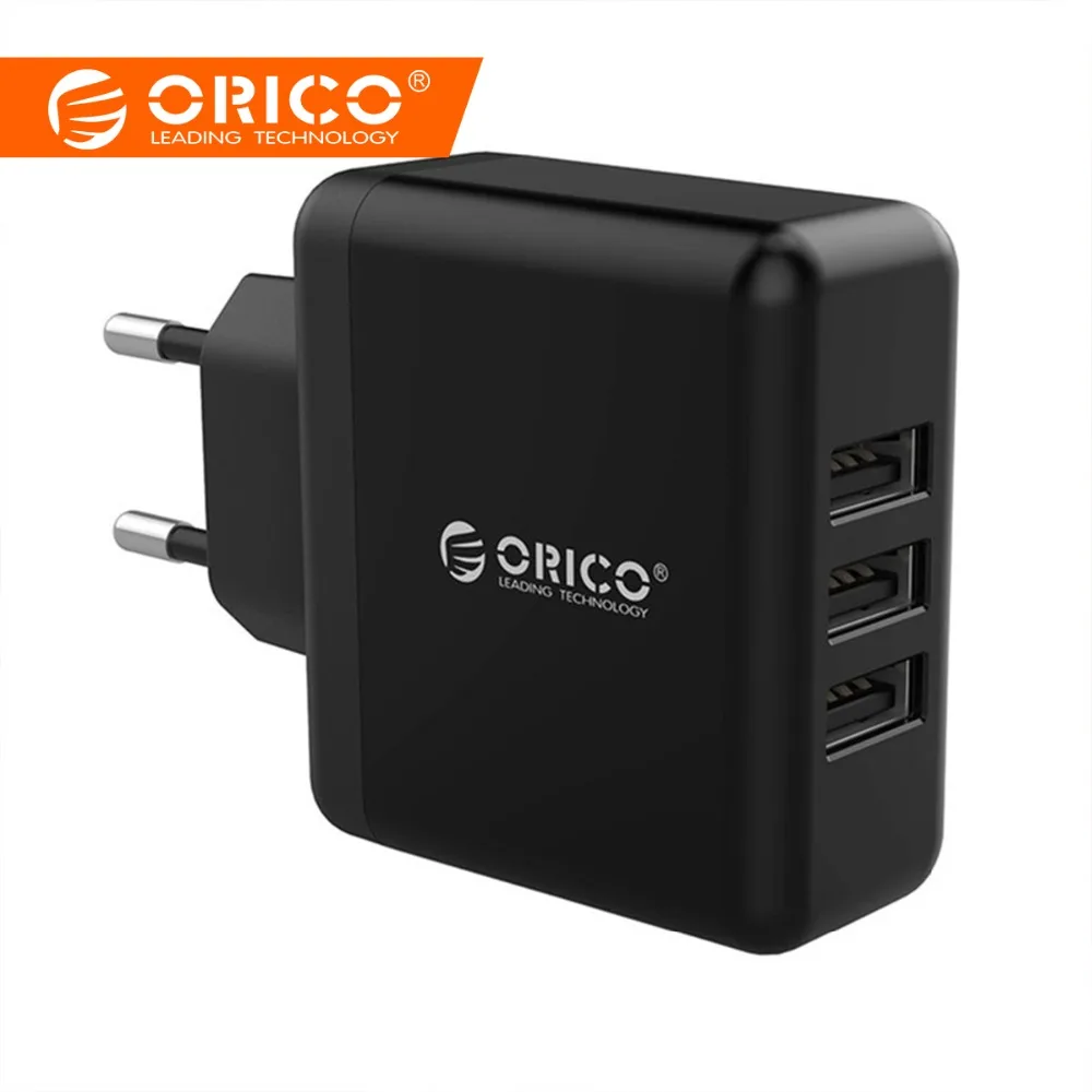 

ORICO USB Charger 5V3A Universal Portable Travel Wall Charger Adapter EU Plug Mobile Phone Charger for iPhone Phone Tablet