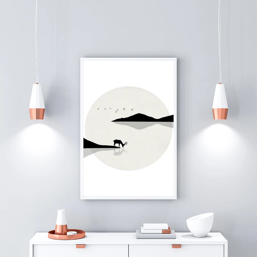 Gambar Lukisan Pemandangan Gunung Hitam Putih Kumpulan Gambar Lukisan Pemandangan Gunung Hitam Putih Kumpulan