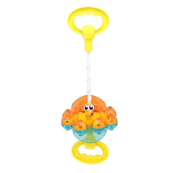 

ABS Plastic Cartoon Baby Water Toys Baby Boys Girls Bath Time Toys Bathing Shower Rotating Water Jet Octopus
